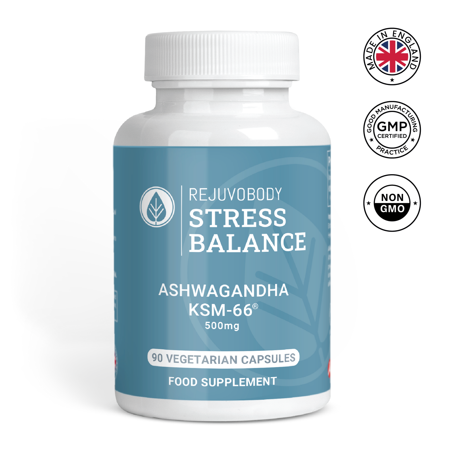 Stress Balance Organic KSM66 Ashwagandha 90 Capsules 500mg